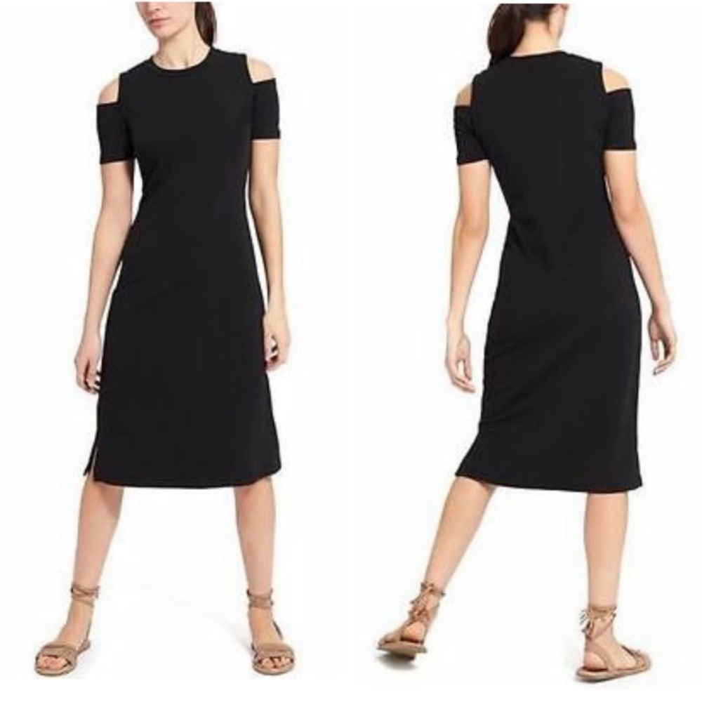 Athleta Passport Cold Shoulder Dress Size X-Small